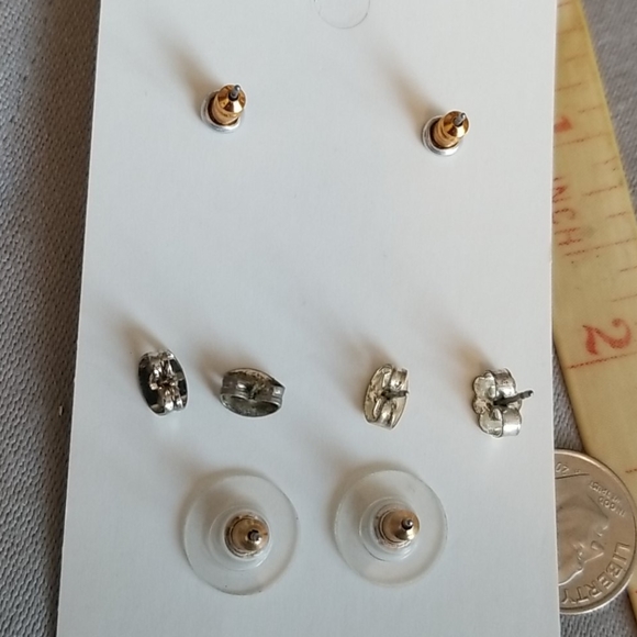 4 pairs post earrings - Picture 4 of 4